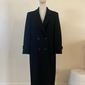***Evan-Picone Black Coat- 100%Wool